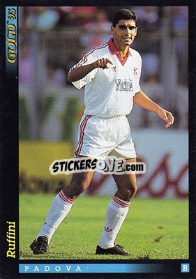 Sticker F. Ruffini - GOLD Calcio 1992-1993 n. 200 - Score