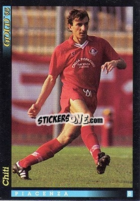 Sticker R. Chiti - GOLD Calcio 1992-1993 n. 202 - Score