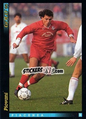 Sticker G. Piovani - GOLD Calcio 1992-1993 n. 204 - Score