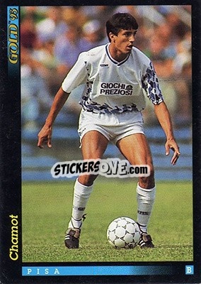 Sticker J. A. Chamot - GOLD Calcio 1992-1993 n. 205 - Score