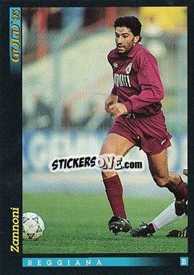 Cromo D. Zannoni - GOLD Calcio 1992-1993 n. 209 - Score