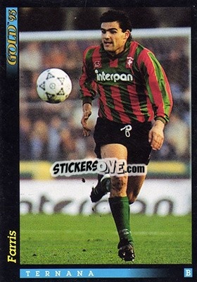 Figurina M. Farris - GOLD Calcio 1992-1993 n. 218 - Score