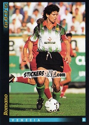 Sticker F. Romano - GOLD Calcio 1992-1993 n. 221 - Score
