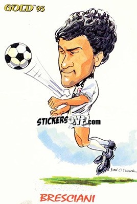 Sticker G. Bresciani - GOLD Calcio 1992-1993 n. 234 - Score
