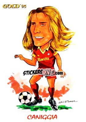 Sticker C. Caniggia - GOLD Calcio 1992-1993 n. 235 - Score