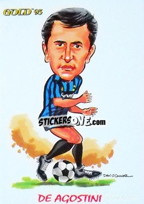 Cromo L. De Agostini - GOLD Calcio 1992-1993 n. 238 - Score