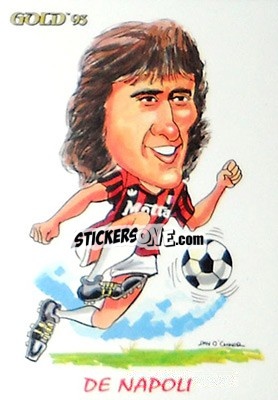 Sticker F. De Napoli - GOLD Calcio 1992-1993 n. 240 - Score