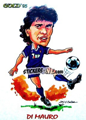 Sticker F. Di Mauro - GOLD Calcio 1992-1993 n. 241 - Score