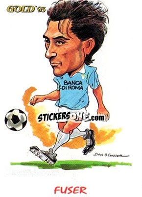 Sticker D. Fuser - GOLD Calcio 1992-1993 n. 248 - Score