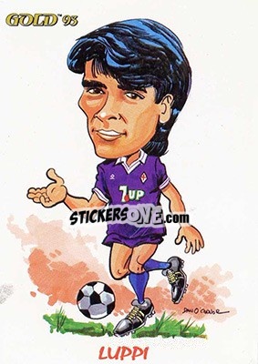 Sticker G. Luppi - GOLD Calcio 1992-1993 n. 249 - Score