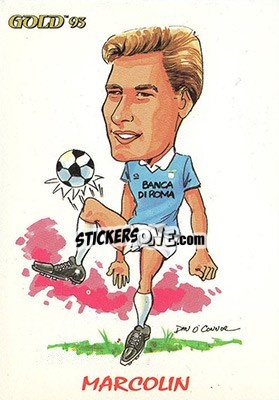 Sticker D. Marcolin - GOLD Calcio 1992-1993 n. 251 - Score