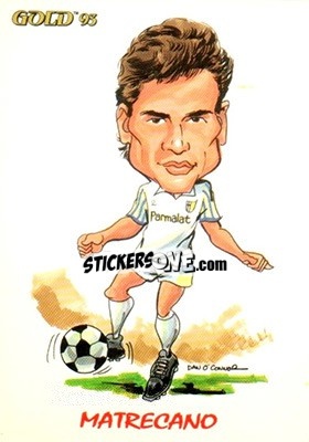 Sticker S. Matrecano - GOLD Calcio 1992-1993 n. 252 - Score