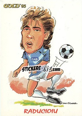 Sticker F. Raducioiu - GOLD Calcio 1992-1993 n. 263 - Score