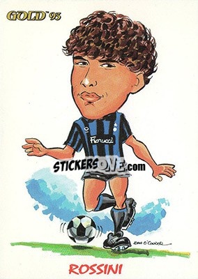 Sticker S. Rossini - GOLD Calcio 1992-1993 n. 266 - Score