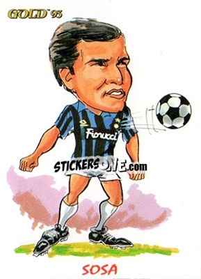 Figurina R. Sosa - GOLD Calcio 1992-1993 n. 274 - Score