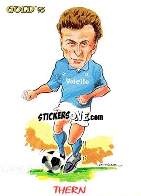 Figurina J. Thern - GOLD Calcio 1992-1993 n. 276 - Score