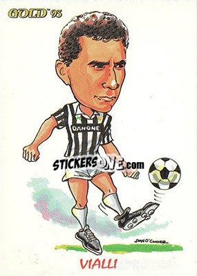 Sticker G. Vialli - GOLD Calcio 1992-1993 n. 278 - Score