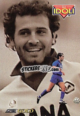 Cromo M. Lanna / L. Pellergini - GOLD Calcio 1992-1993 n. 283 - Score
