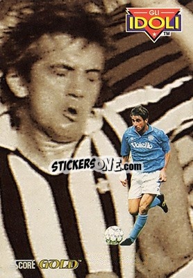 Sticker M. Crippa / R. Boninsegna - GOLD Calcio 1992-1993 n. 284 - Score