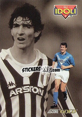Sticker M. Ganz / P. Rossi - GOLD Calcio 1992-1993 n. 288 - Score