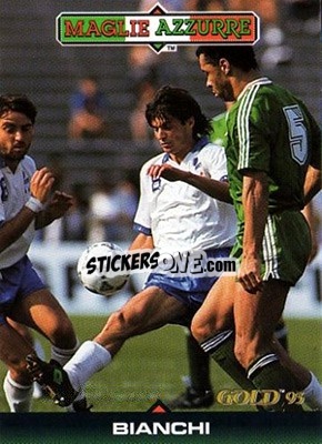 Sticker A. Bianchi - GOLD Calcio 1992-1993 n. 313 - Score
