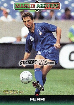 Cromo R. Ferri - GOLD Calcio 1992-1993 n. 319 - Score