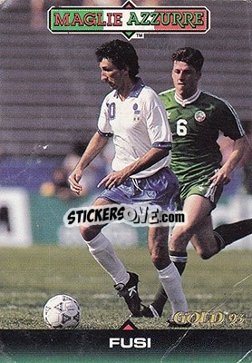 Figurina L. Fusi - GOLD Calcio 1992-1993 n. 320 - Score