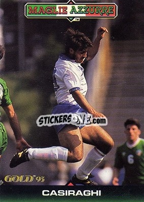 Cromo P. Casiraghi - GOLD Calcio 1992-1993 n. 324 - Score
