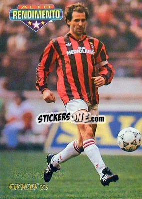 Sticker F. Baresi - GOLD Calcio 1992-1993 n. 331 - Score