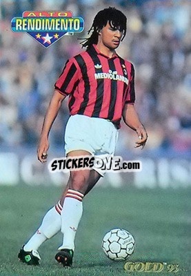 Sticker R. Gullit - GOLD Calcio 1992-1993 n. 343 - Score