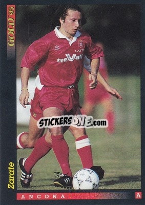Sticker S. Zarate - GOLD Calcio 1992-1993 n. u3 - Score