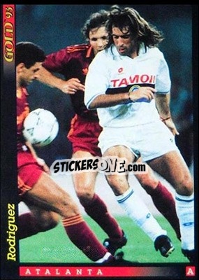 Cromo L. Rodriguez - GOLD Calcio 1992-1993 - Score