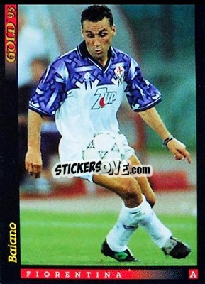 Cromo F. Baiano - GOLD Calcio 1992-1993 - Score