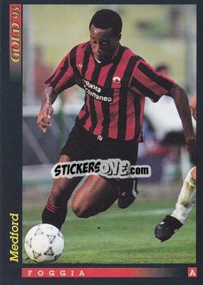 Sticker H. Medford - GOLD Calcio 1992-1993 n. u11 - Score