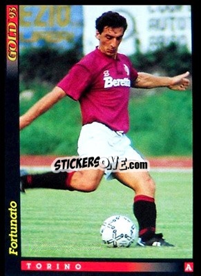 Cromo D. Fortunato - GOLD Calcio 1992-1993 - Score