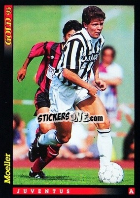 Sticker A. Moeller - GOLD Calcio 1992-1993 n. u15 - Score