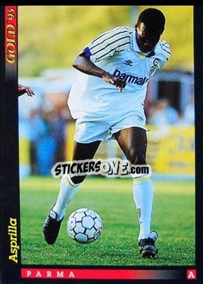 Sticker F. Asprilla - GOLD Calcio 1992-1993 - Score