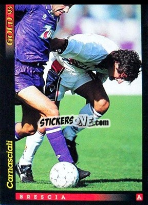 Sticker D. Carnasciali - GOLD Calcio 1992-1993 n. u25 - Score