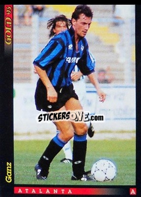Sticker M. Ganz - GOLD Calcio 1992-1993 n. u32 - Score