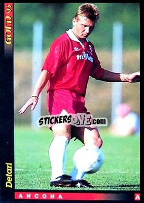 Sticker L. Datari - GOLD Calcio 1992-1993 n. u33 - Score