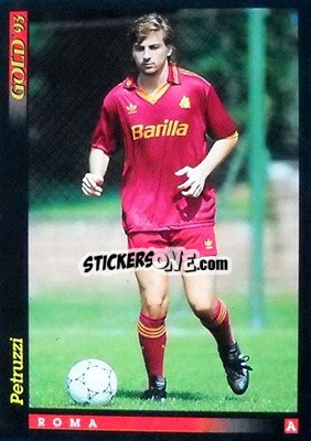Figurina F. Petruzzi - GOLD Calcio 1992-1993 - Score