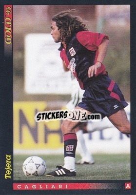 Sticker M. Tejera - GOLD Calcio 1992-1993 n. u45 - Score