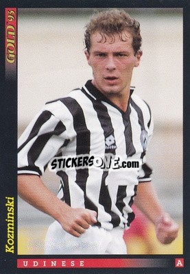 Sticker M. Kozminski - GOLD Calcio 1992-1993 n. u46 - Score