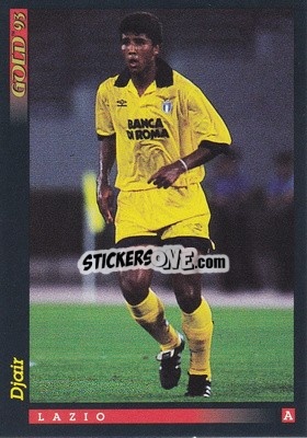 Sticker B. Djair - GOLD Calcio 1992-1993 n. u51 - Score
