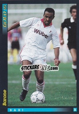 Sticker O. Barone - GOLD Calcio 1992-1993 n. u61 - Score