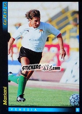 Sticker P. Mariani - GOLD Calcio 1992-1993 n. u63 - Score