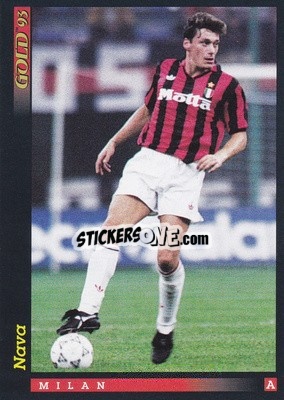 Cromo S. Nava - GOLD Calcio 1992-1993 n. u68 - Score