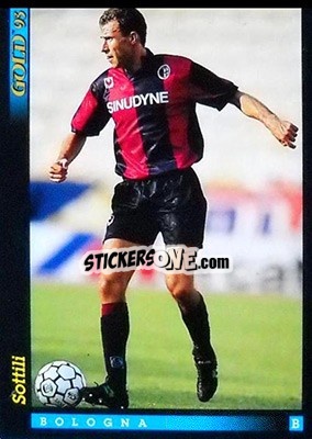 Sticker S. Sottili - GOLD Calcio 1992-1993 - Score