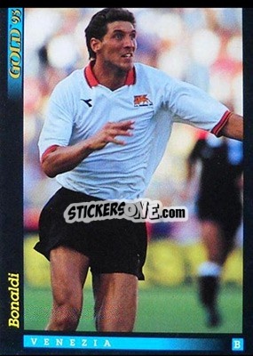 Sticker E. Bonaldi - GOLD Calcio 1992-1993 n. u75 - Score
