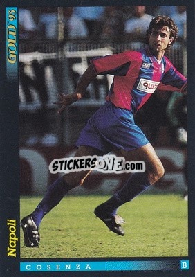Sticker T. Napoli - GOLD Calcio 1992-1993 n. u78 - Score